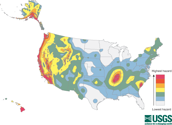 Seismic zone map
